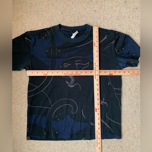 Valentino Panther Print Short Sleeve Tee Shirt PWM2 - Picture 8 of 10